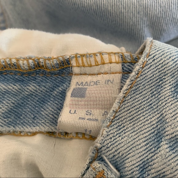 Vintage Zena Light Wash Distressed Jeans - Picture 7 of 10